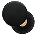 Sigmat Sigmat 2PC 14 Inch Waterproof PU Bar Stool Cover Anti-slip Round Seat Cover Black  - Image 2