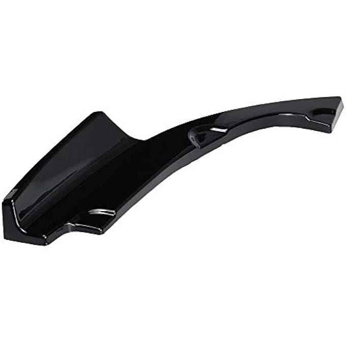 Labymos 2PCs Scratch Car Rear Bumper Lip Splitter for Civic 2016 2018 Premium ABS Aggressive Racing Look Durable New - Image 2