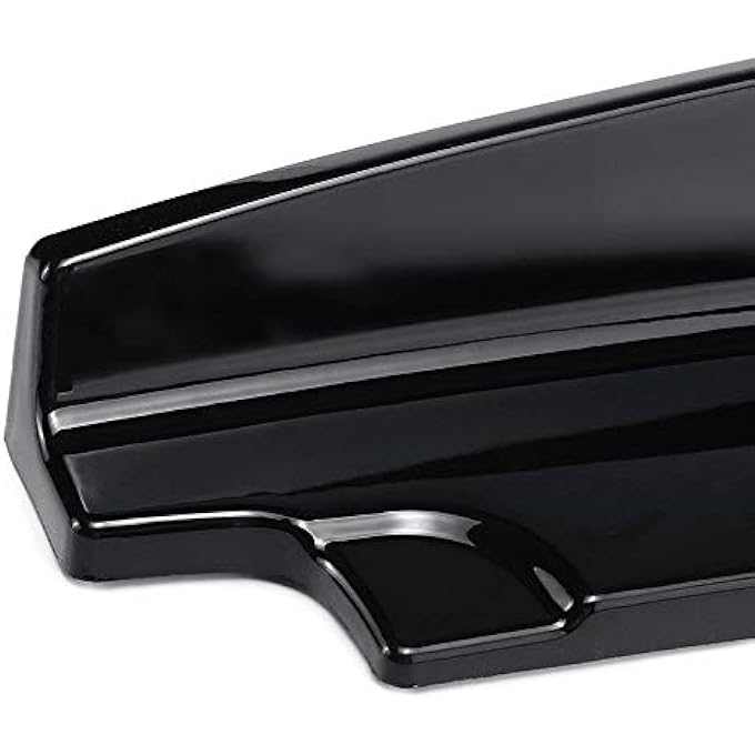 Labymos 2PCs Scratch Car Rear Bumper Lip Splitter for Civic 2016 2018 Premium ABS Aggressive Racing Look Durable New - Image 3
