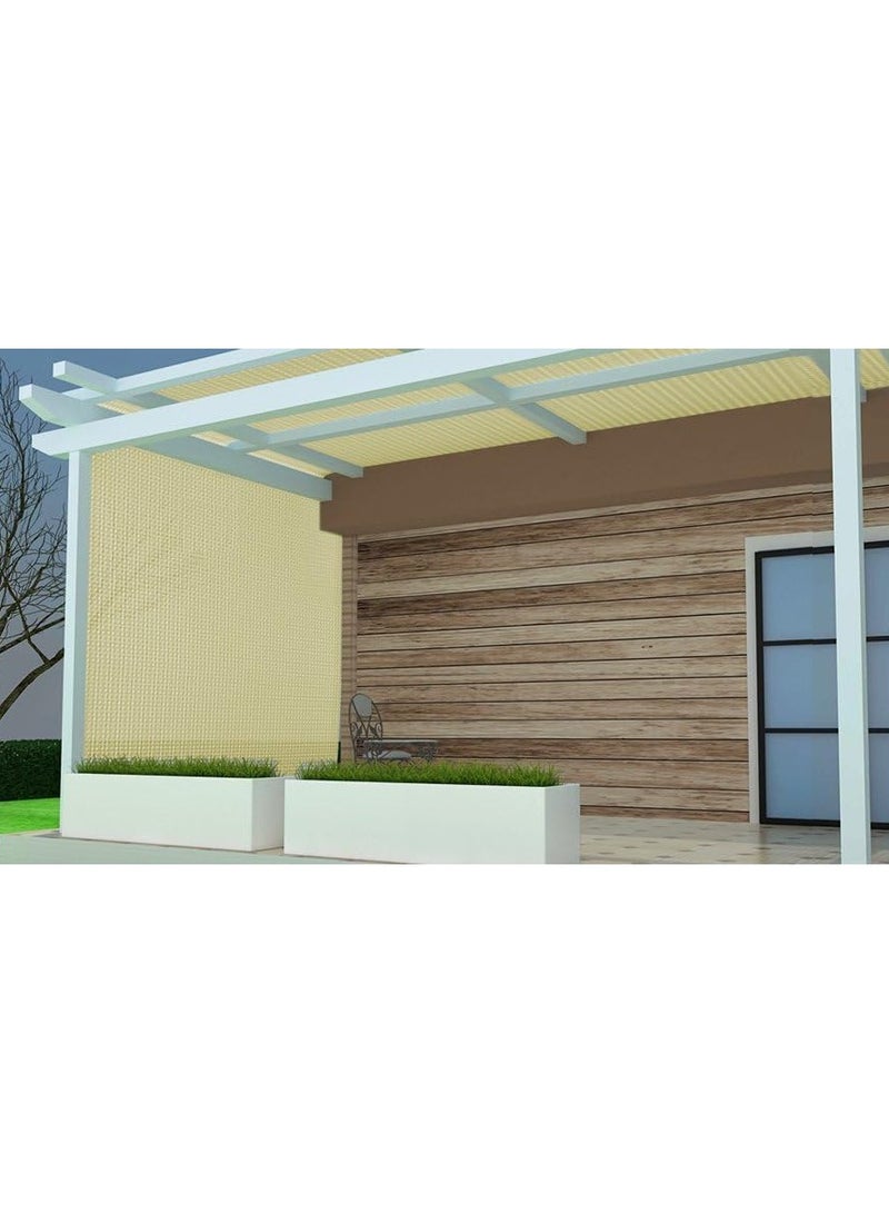 SUNRISE Sunshade Cover, 2m*50m Roll Sunblock Shade Cloth Net, 98% Shading Rate,Roll Sun Shade for Courtyard Garden Lawn  - Image 4