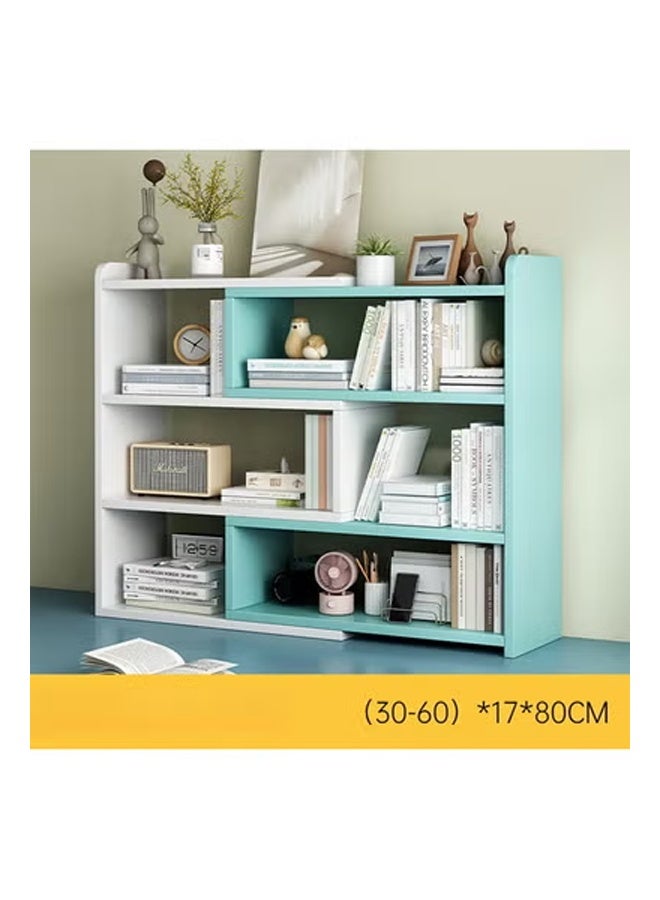 keke Adjustable Desktop Bookshelf with 90 Degree Rotation Multi Color Desk Storage Organizer for Home Office and Dormitory - Image 3