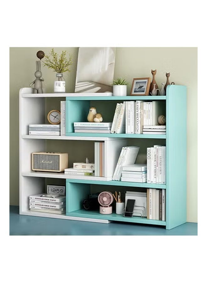 keke Adjustable Desktop Bookshelf with 90 Degree Rotation Multi Color Desk Storage Organizer for Home Office and Dormitory - Image 2