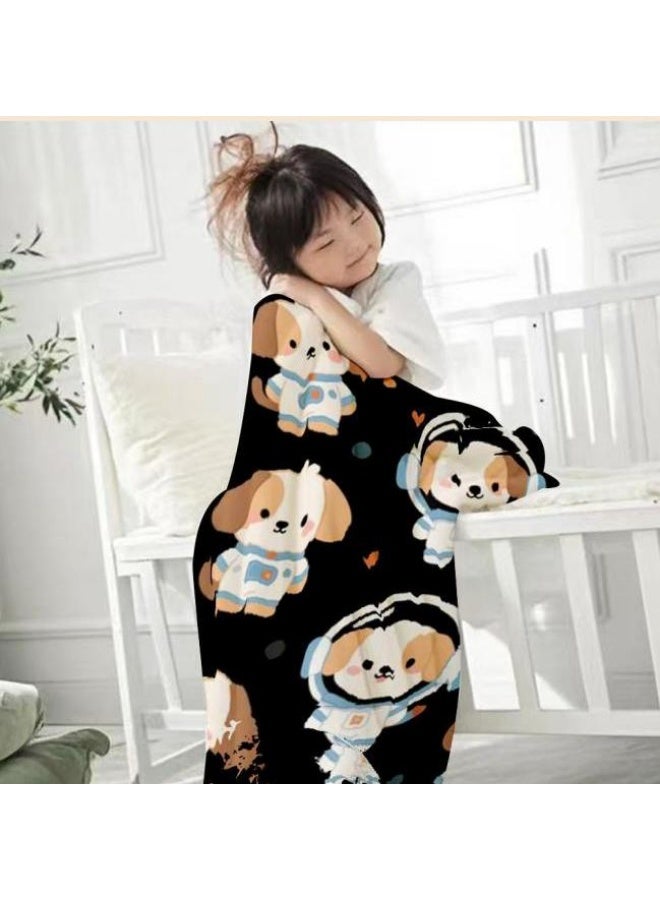 general Children's or student cartoon flannel thin blanket (warm and comfortable, suitable for sleep, games) 100cm*150cm - Image 3