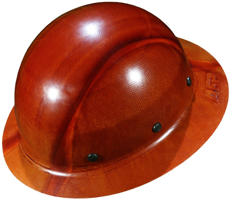 AFP Fiber Full Brim Hard Hat | 6 Point Ratchet Suspension | OSHA & ANSI Rated | Hard Hats for Men | Premium Construction Helmets for Safety - Image 1