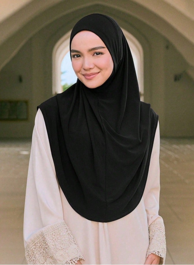 Women Muslim Instant Hijab Full Cover Headscarf Islamic Clothes Fashion Long Hijabs Abaya - Image 1