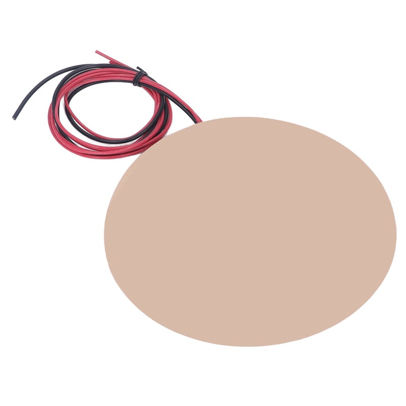PI Heating Film 220mm Diameter Fast Heating Safe 100K Thermistor Strong Adhesive PI Polyimide Film Heater for 3D Printer DC12V 150W - Image 2