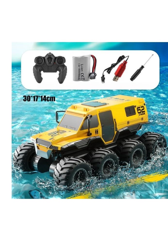 JJRC Children's Eight Wheeled Amphibious Climbing Off-Road Vehicle, Boys' Electric Remote Control Vehicle  - Image 1