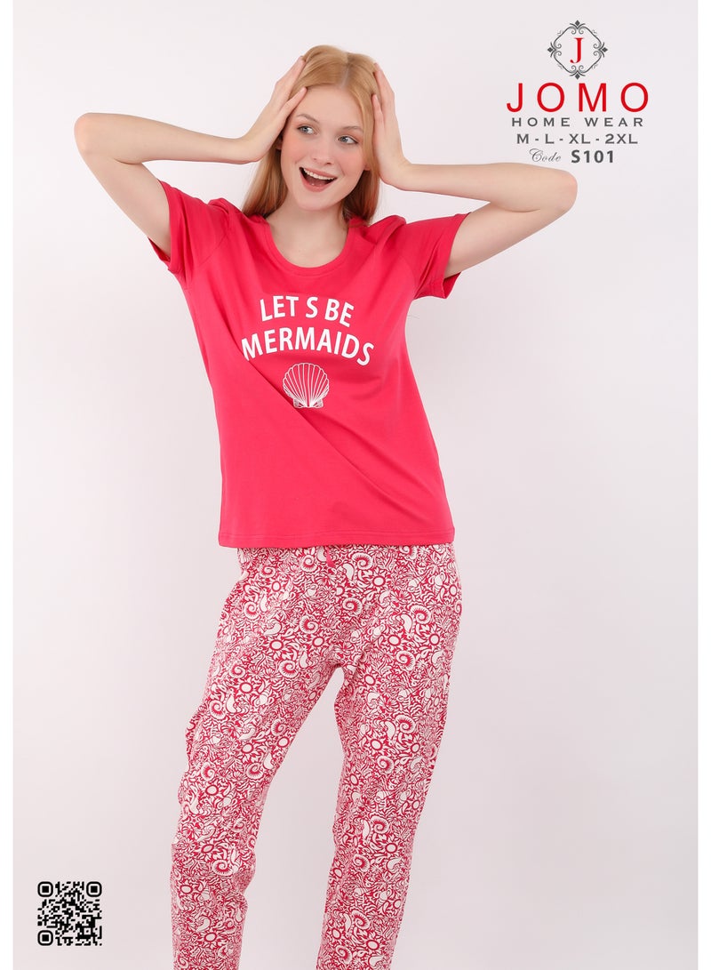 جومو هوم وير S101RM SEASHELL PAJAMA SET  - Image 1