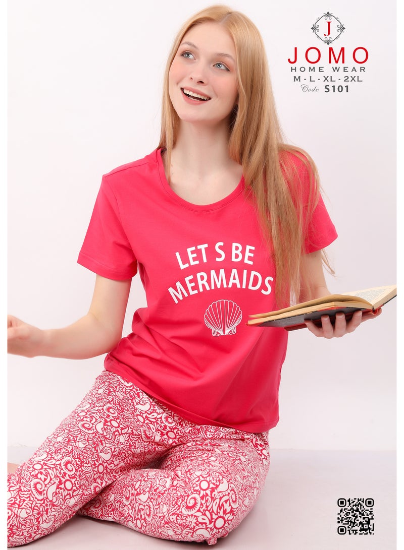 جومو هوم وير S101RM SEASHELL PAJAMA SET  - Image 4