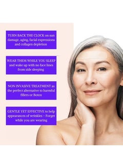 Blumbody Forehead Wrinkle Patches - Anti Wrinkle Facial Patches to Smooth Eyes & Forehead Wrinkles - Non-Silicone Face Tape for Fine Wrinkles between Eyes & Face - 50 Forehead Face Patches (Up to 60 d