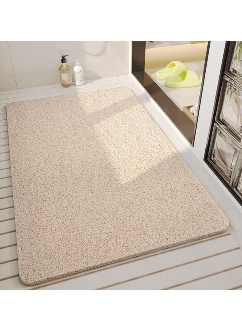 Jingke Quick-drying Absorbent Floor Mats Bathroom Anti-slip Mats Toilet Absorbent Foot Mats Entry-level Mats 40*60cm  Hollow Permeable Carpet - Image 1