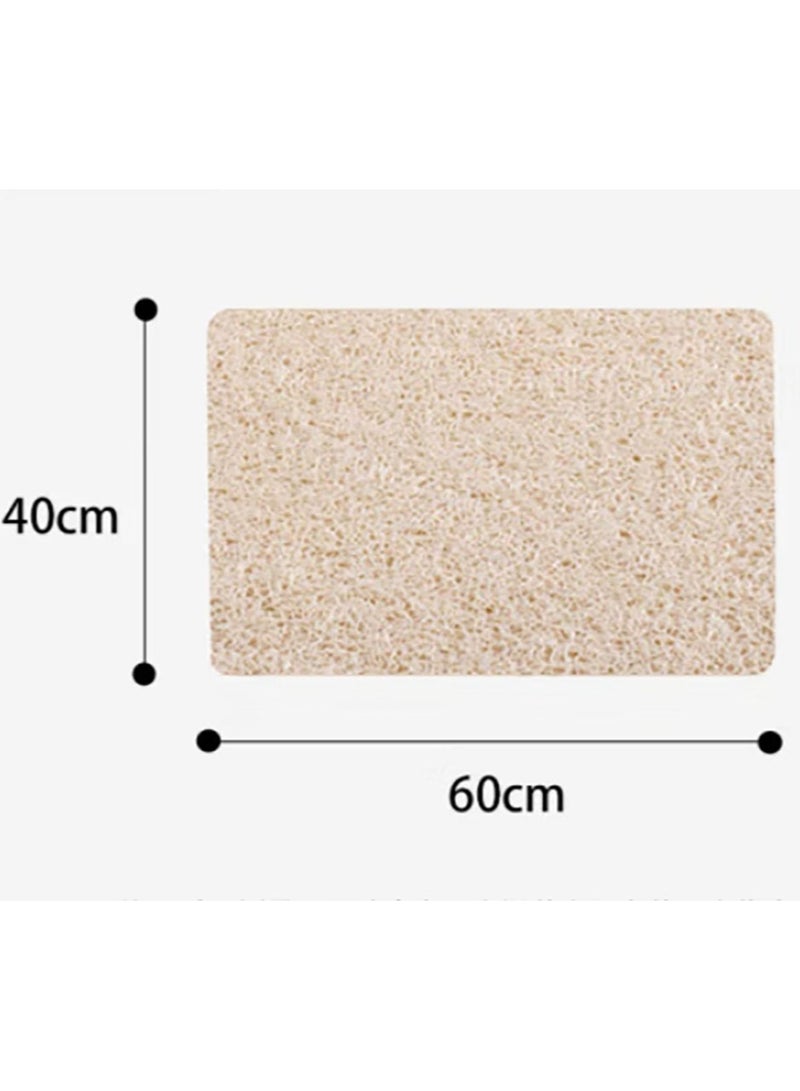 Jingke Quick-drying Absorbent Floor Mats Bathroom Anti-slip Mats Toilet Absorbent Foot Mats Entry-level Mats 40*60cm  Hollow Permeable Carpet - Image 2