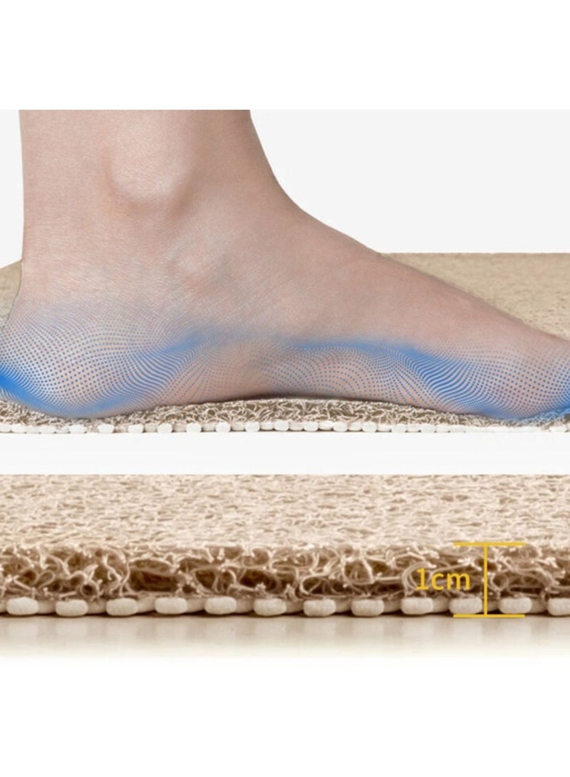 Jingke Quick-drying Absorbent Floor Mats Bathroom Anti-slip Mats Toilet Absorbent Foot Mats Entry-level Mats 40*60cm  Hollow Permeable Carpet - Image 3