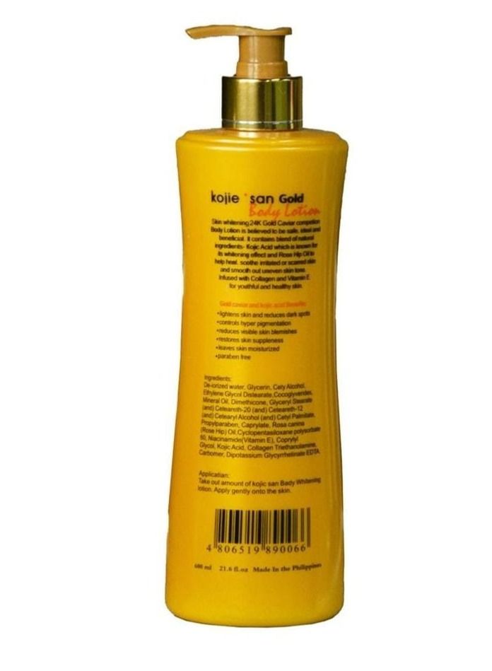 Kojic Gold Skin Whitening Lotion 600ml - Image 2