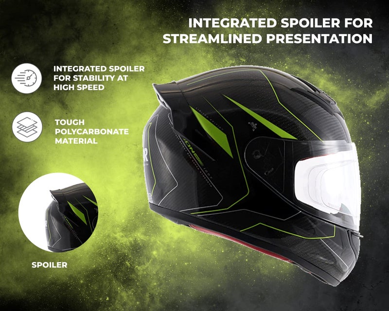 Axor Rage Carbon Warfare Carbon Neon Yellow Helmet-L - Image 5