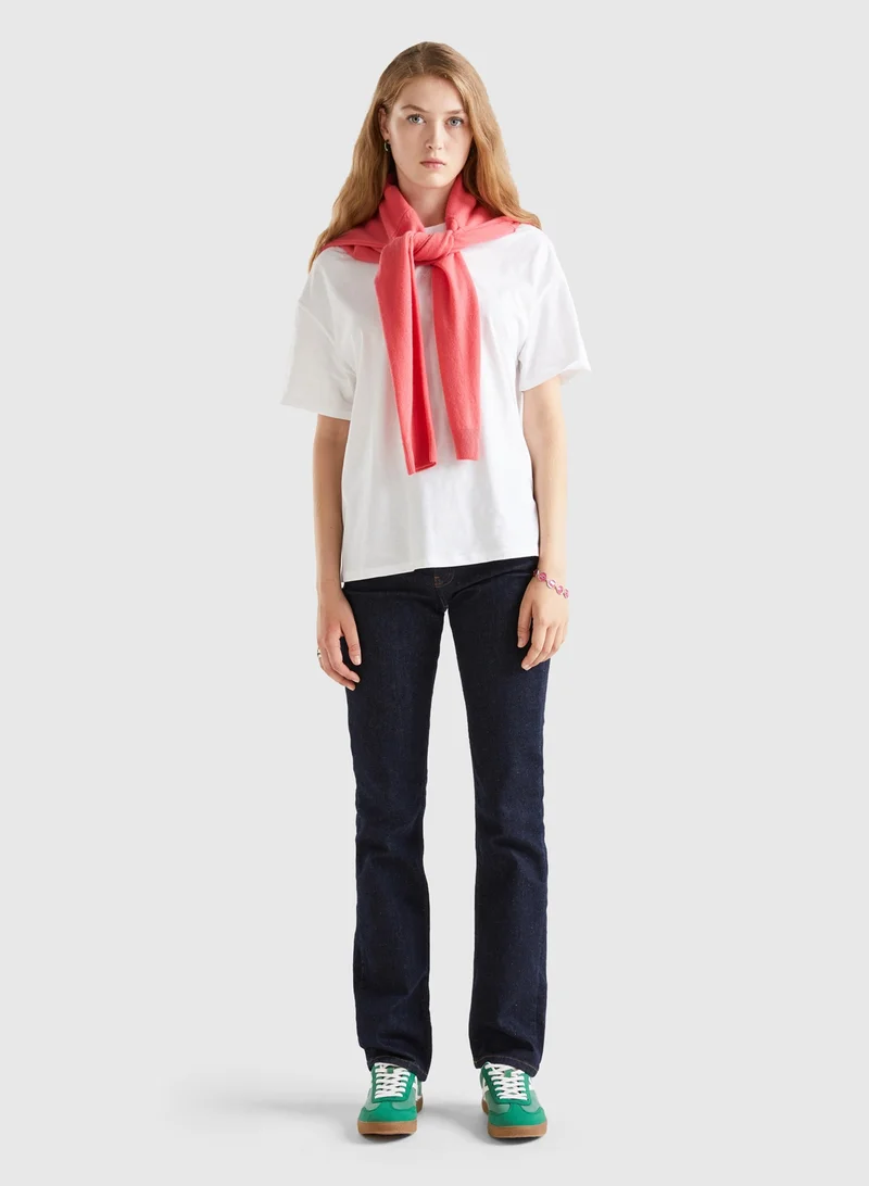 UNITED COLORS OF BENETTON T-Shirt With Embroidered Logo