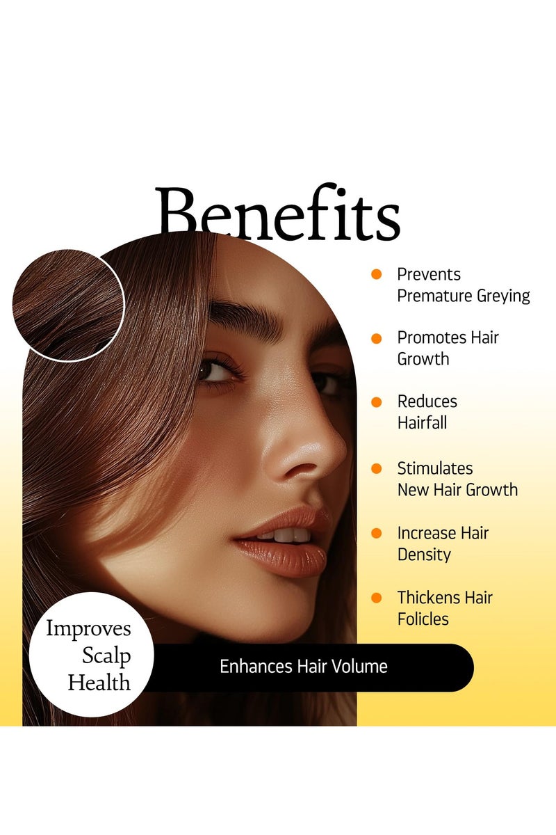 Indulgeo Essentials Hair Vitalizer Hair Growth Serum Helps to Promotes Hair growth Strengthens All Hair Types 120ml - Image 4