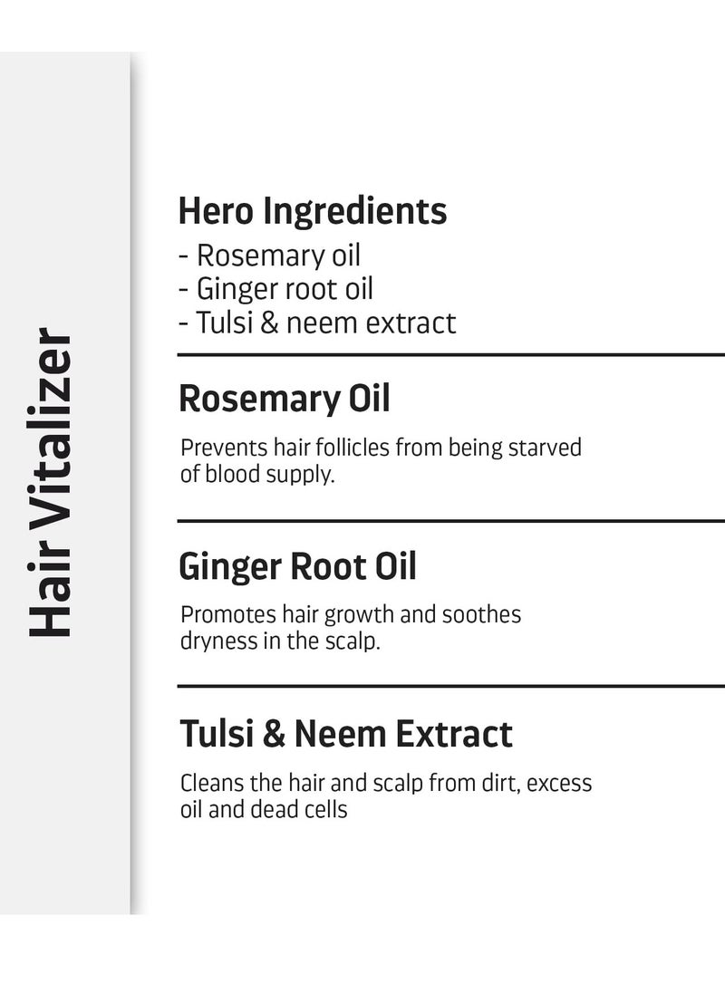 Indulgeo ESSENTIALS Indulgeo Essentials Hair Vitalizer Hair Growth Serum Helps to Promotes Hair growth Strengthens All Hair Types 120ml  - Image 4
