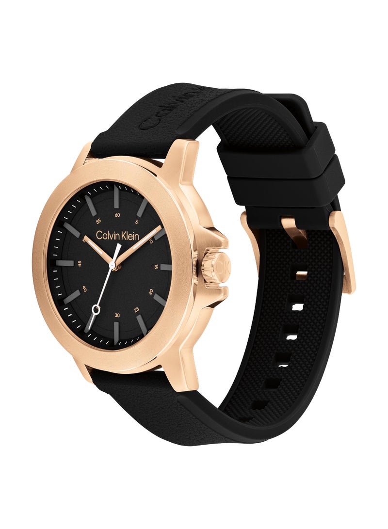 CALVIN KLEIN Round Analog Men'S Dark Grey Case Watch - 25200481  - Image 1
