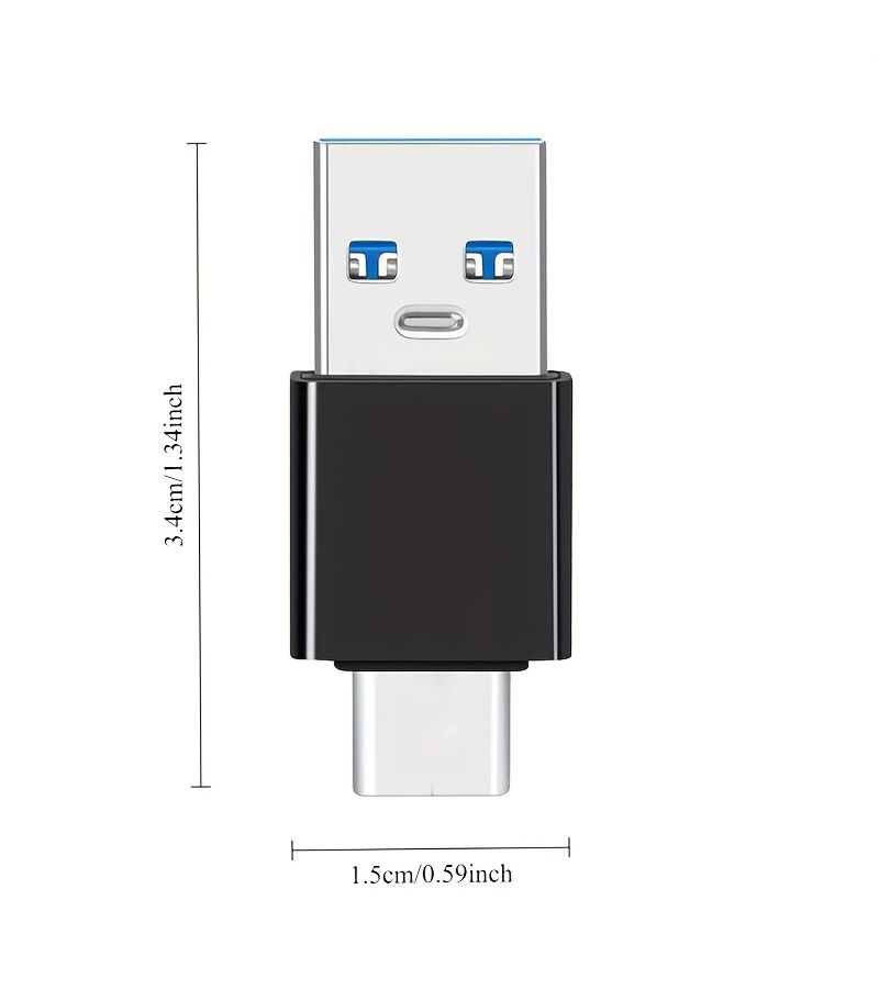 USB 3.0 Male to Male USB C Adapter High Speed Extension 1pc - Image 2