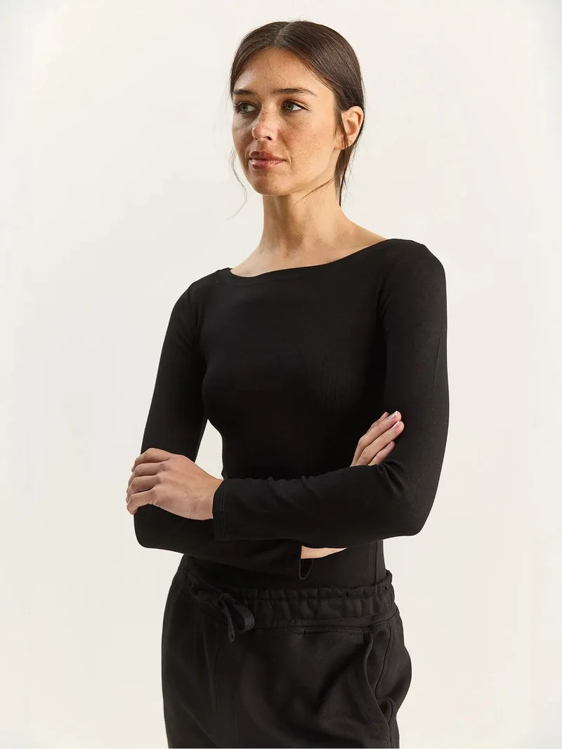 Bianco Lucci LUCCI Fitted Basic Top