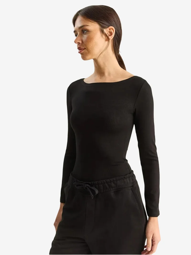 Bianco Lucci LUCCI Fitted Basic Top