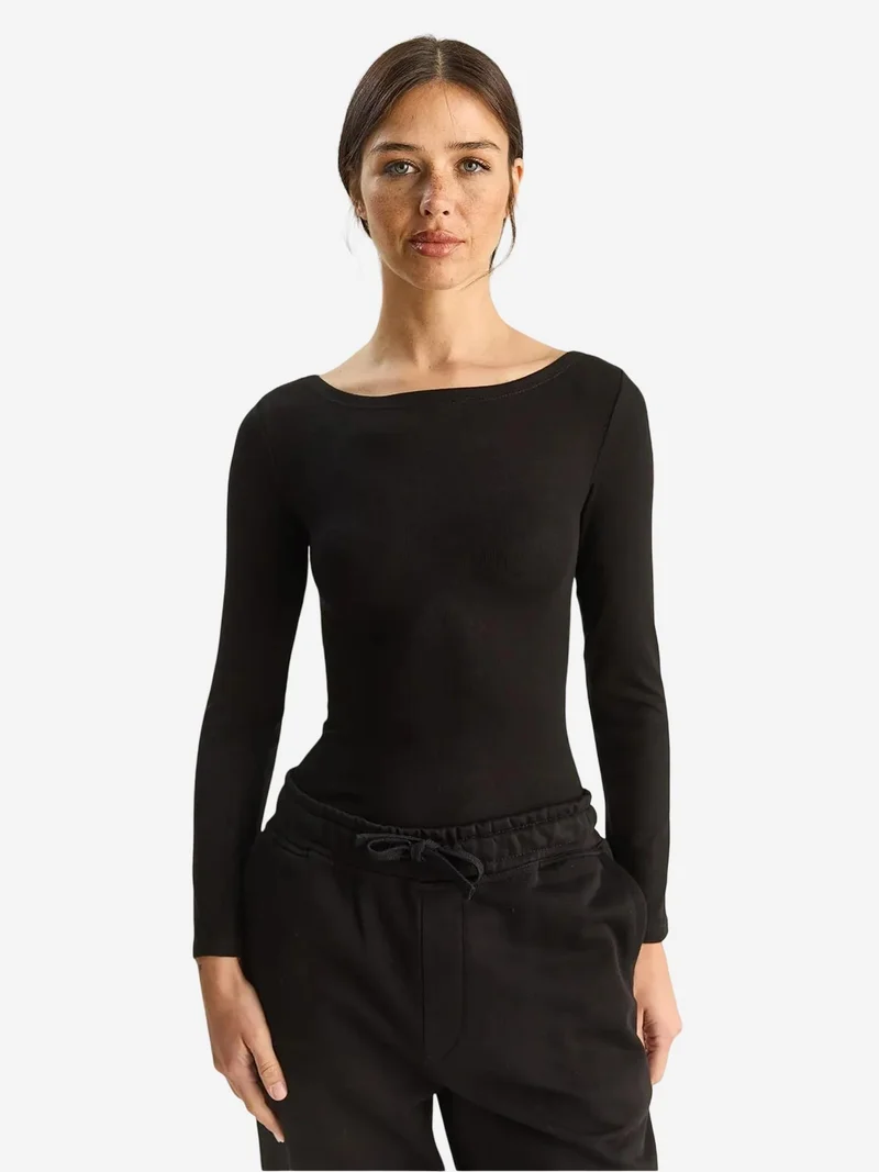 Bianco Lucci LUCCI Fitted Basic Top