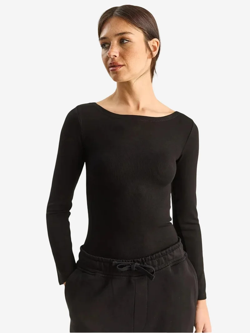 Bianco Lucci LUCCI Fitted Basic Top