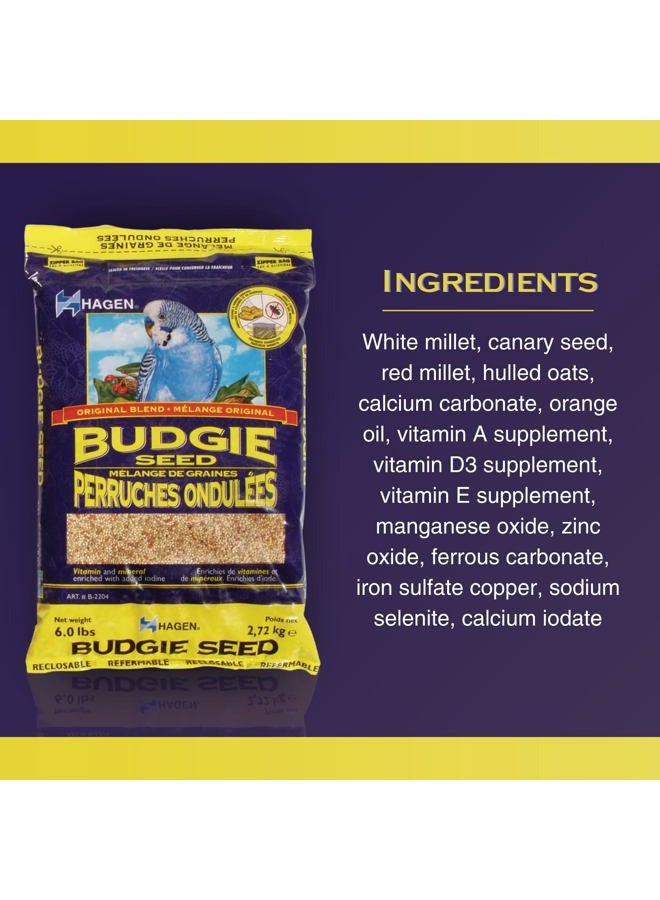 HAGEN Parakeet/Budgie Staple VME Seed, 6-Pound - Image 5