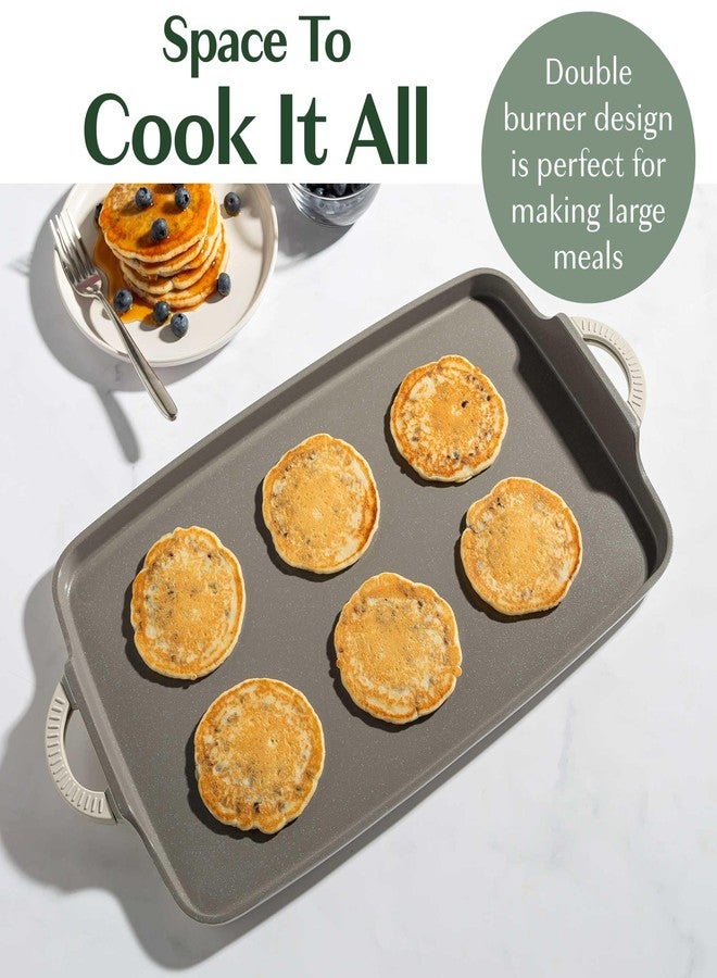 Goodful All-in-One Cast Alumunium Griddle, Linen - Image 2