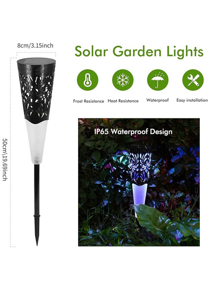 Generic Set of 4 Solar Decorative Garden Lights – Outdoor Night Lights with Soil Stakes  - Image 3