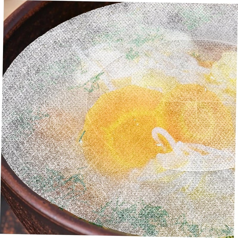 Salt mist resistant 30Pcs Kitchen Oil Absorbing Paper Grease Removal Sheets for Soup Hot Pot Oil Absorbing Film for Cooking Minimal Absorption Food Blotting Paper for Oily Foods Classic practical design - Image 5