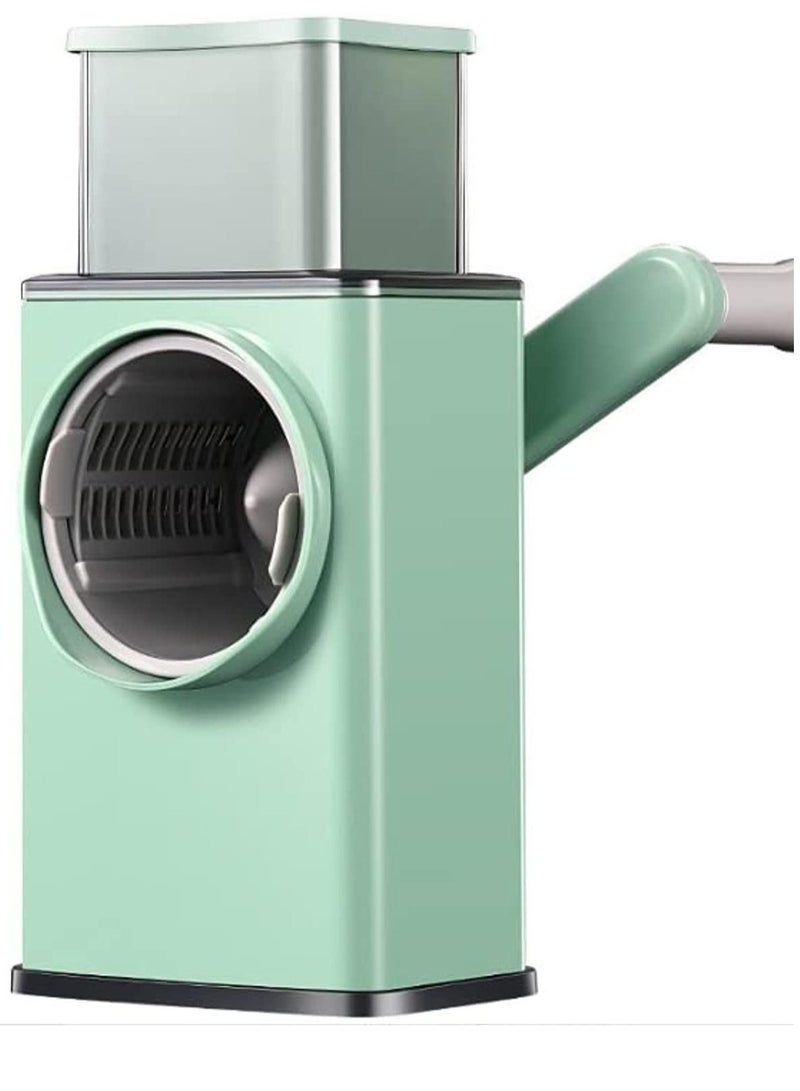 ELTRAZONE vege-cutter1x20 Multifunctional Vegetable Grater Fruit Vegetable Slicer Easy Clean 4 in 1 Adjustable Handheld Vegetable Slicer Spiral Drum Slicer Assorted - Image 1