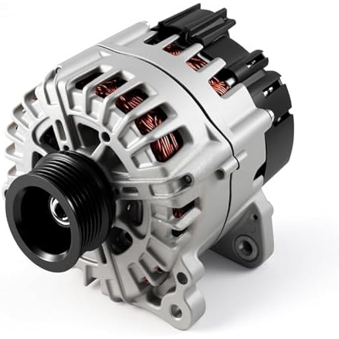 HXYBBGS FG23S065 06E903023B Alternator Compatible with Audi Q7 2013 2014 2015 V6 3.0L GAS Supercharged 12V 220A CW 6-Groove Replace 11821 6E903023B A3123 439816 440470 - Image 1