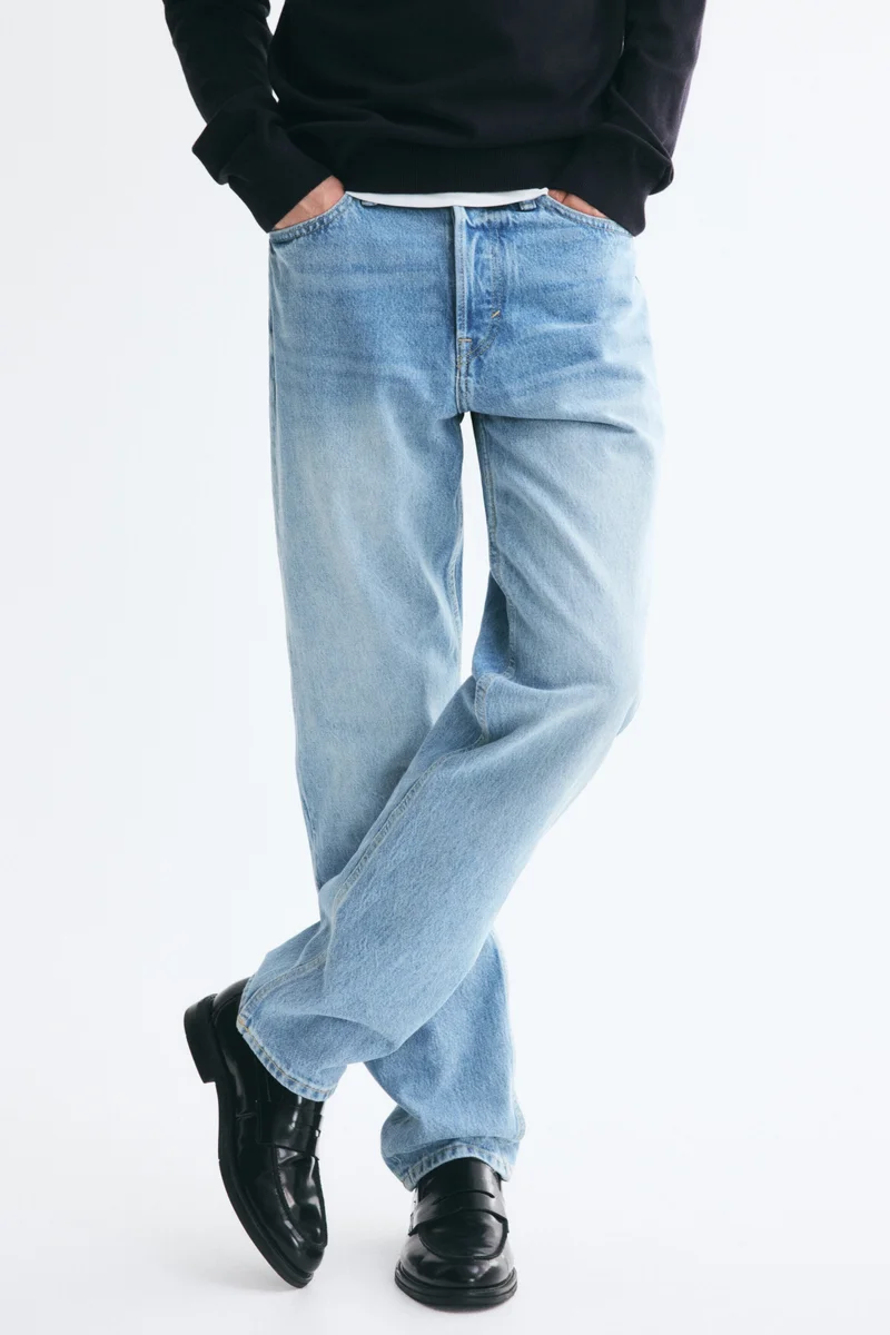 H&M  Straight Regular Jeans for Men | Best Price UAE