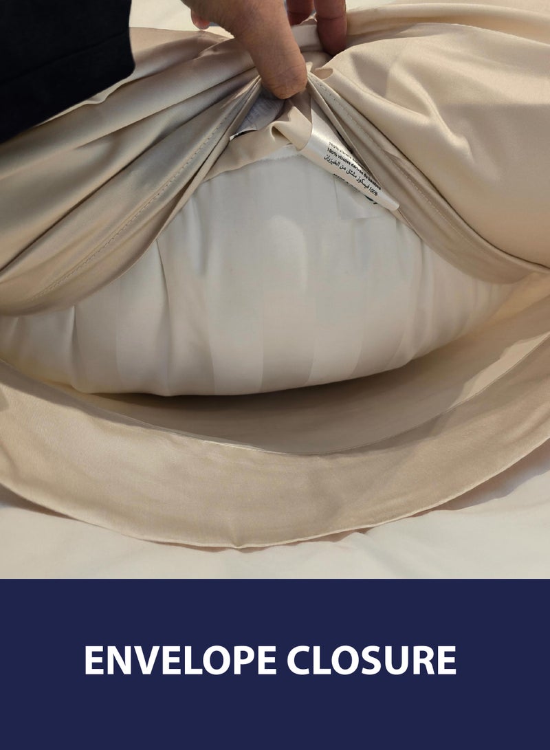 DrSleeep 2 Piece Queen Pillow Cases 100% Viscose Derived from Bamboo Drift Wood (Queen 30x20") - 2 Pieces - Image 4