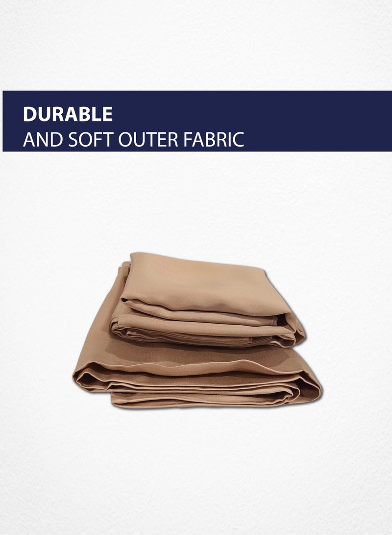 DrSleeep 2 Piece Queen Pillow Cases 100% Viscose Derived from Bamboo Drift Wood (Queen 30x20") - 2 Pieces - Image 3