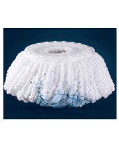 Y&D 3 PCS Microfiber Replacement Mop Head, Spin Refill Heads Universal for 360 Magic Mopping, Round Shape Standard Size (White)  - Image 2