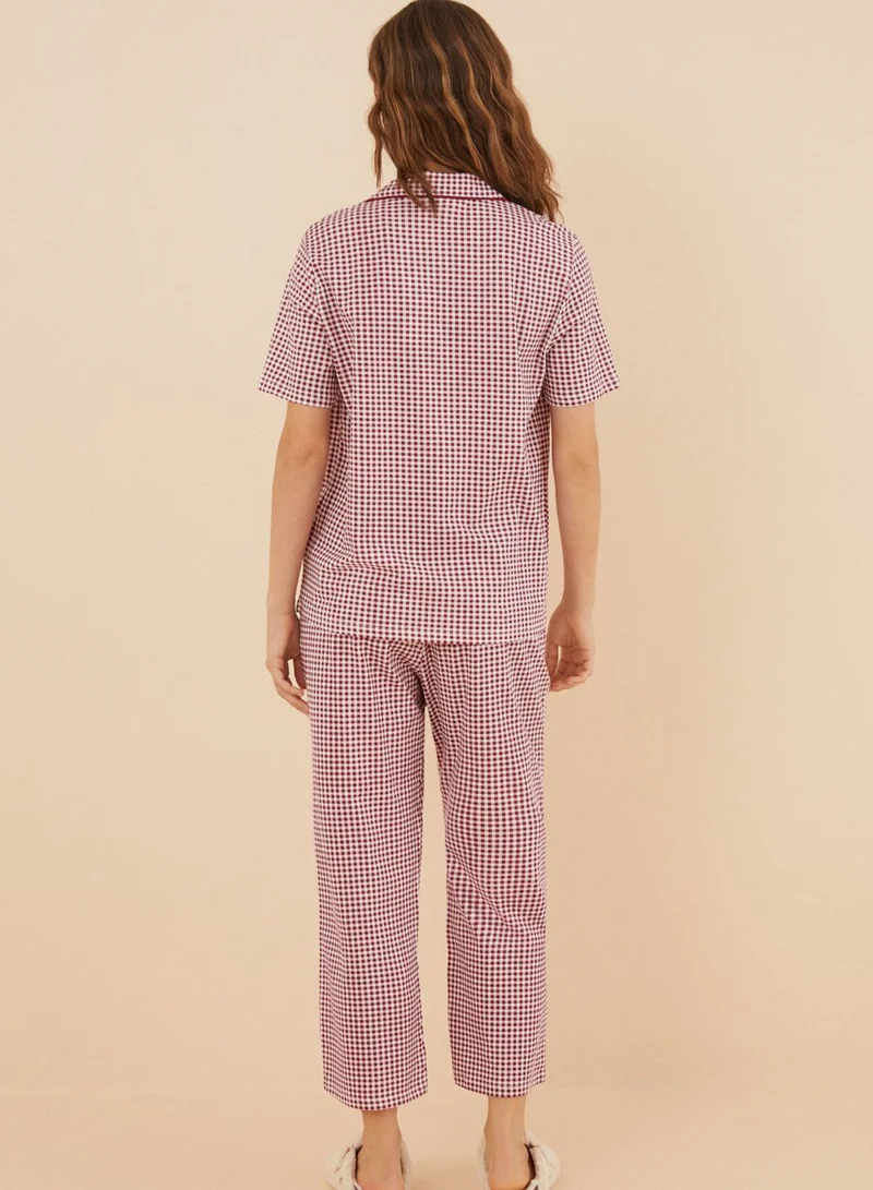 women'secret Pocket Detail Pyjama Shirt And Pants