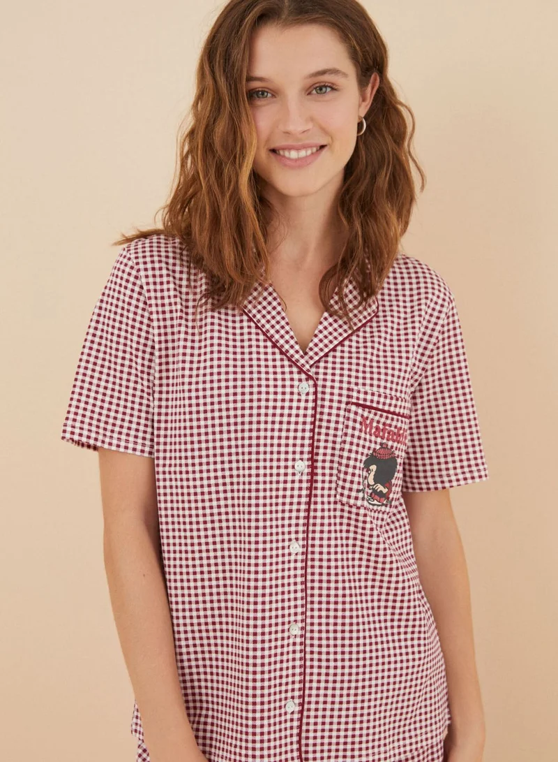 women'secret Pocket Detail Pyjama Shirt And Pants