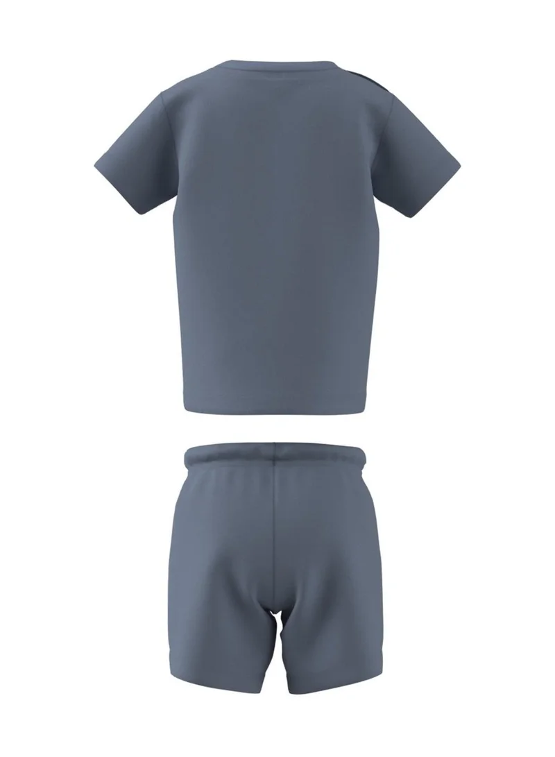 اديداس اوريجينالز adidas Short Tee Set Blue Originals Suits