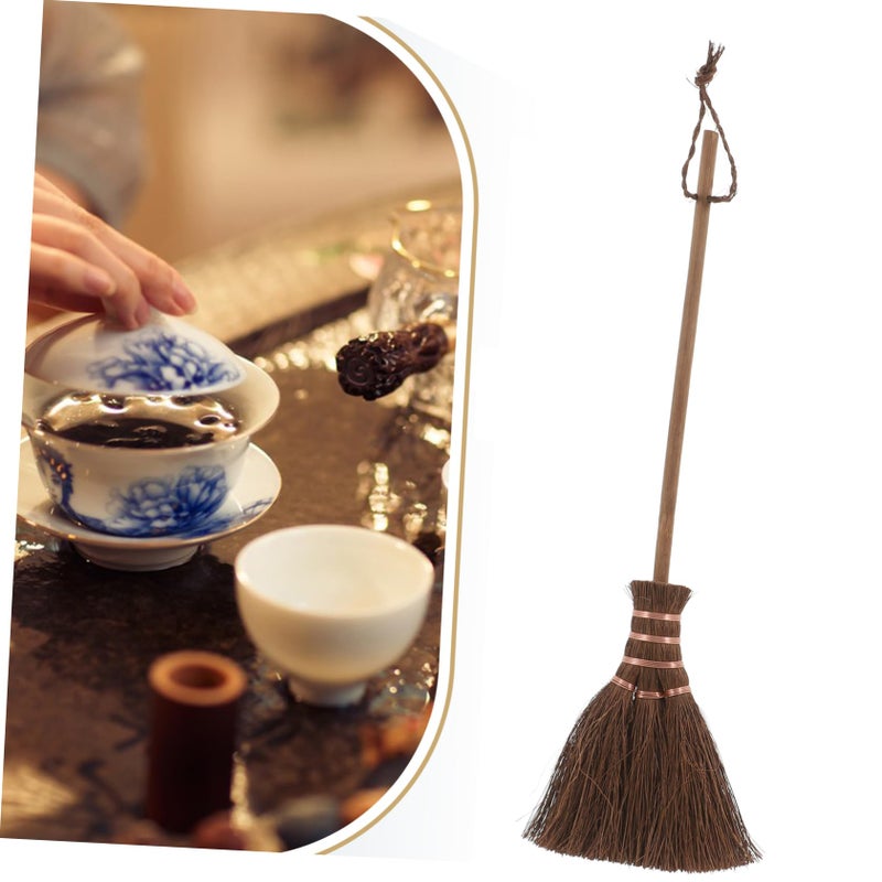 Long Handle Multifunctional Tea Tray Brush Non Shedding Small Straw Broom Kitchen Cleaning Tool - Image 5