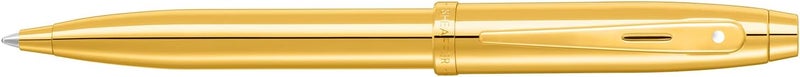 SHEAFFER قلم حبر جاف شيفر 100 9372 بلمسة نهائية لامعة من PVD باللون الذهبي مع تفاصيل من PVD باللون الذهبي - Image 3