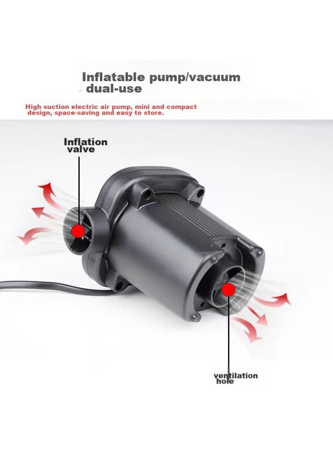 Stermay Stermay Household Electric Air Pump, Inflatable Bed Storage Bag, Swimming Ring, Pool Air Pump 003  - Image 3