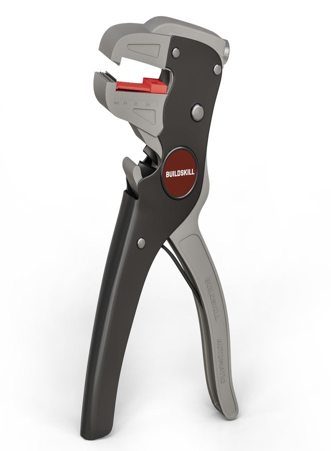 BUILDSKILL 2 IN 1 Automatic Wire Stripping & Cutting Tool - Precision Cutter for Electrical, Automotive, Cords & Cables - Ergonomic Handle with Pressure Adjustment - Image 1