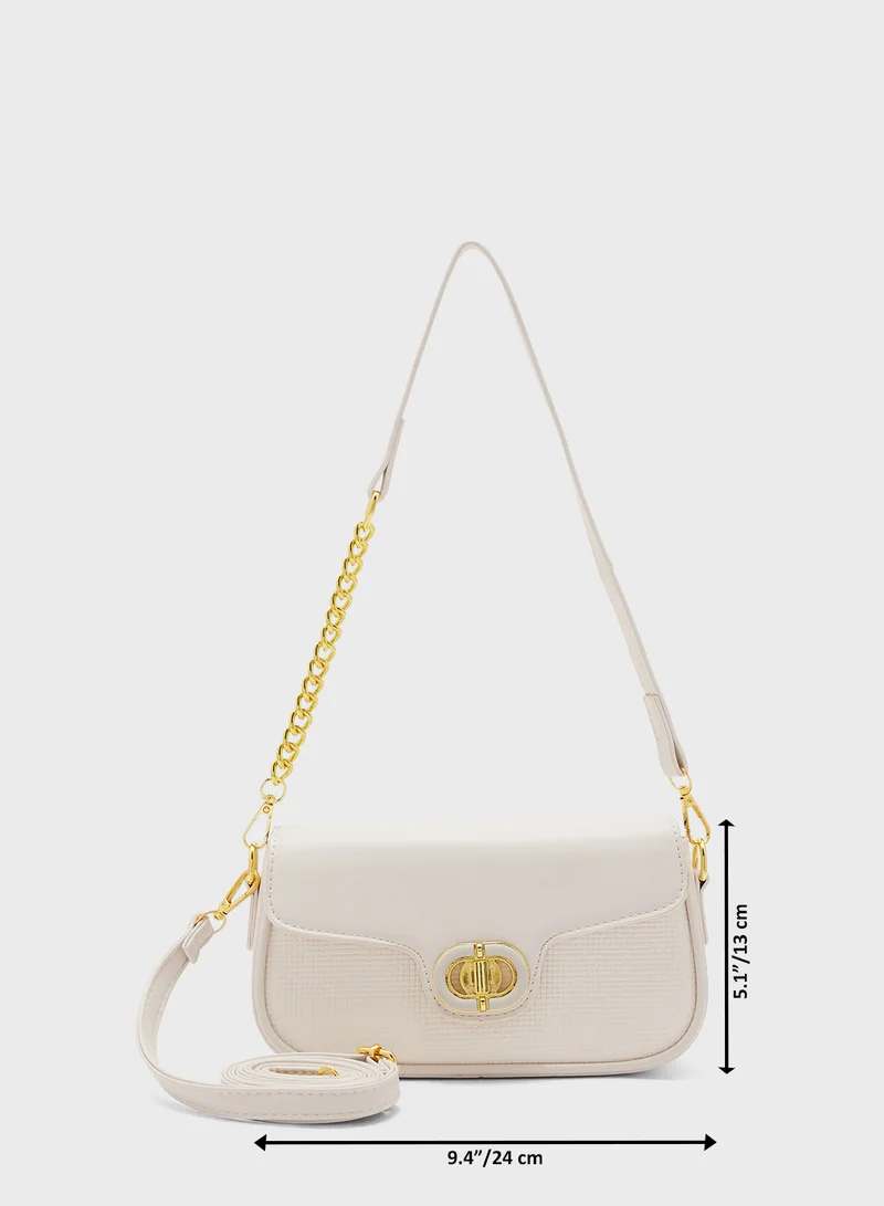 ELLA Chain Detail Strap Crossbody