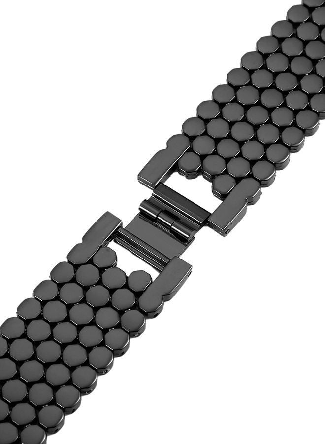 NIBEMINENT Replacement Band For Apple Watch Series 3/2/1 38mm Black - Image 4