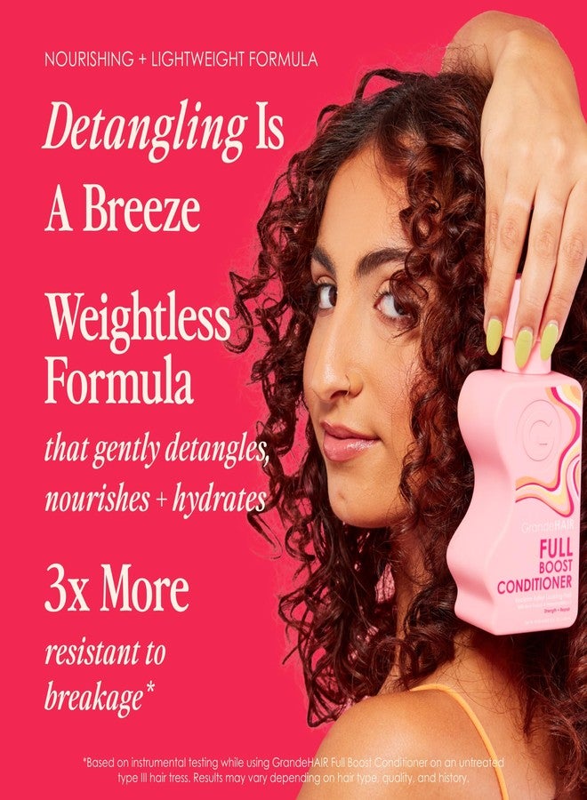 Grande Cosmetics Conditioner For Women, Cleanses, Exfoliates & Reduces Fallout For Fuller Looking Hair, Sulfate-Free, Travel Size - Image 3