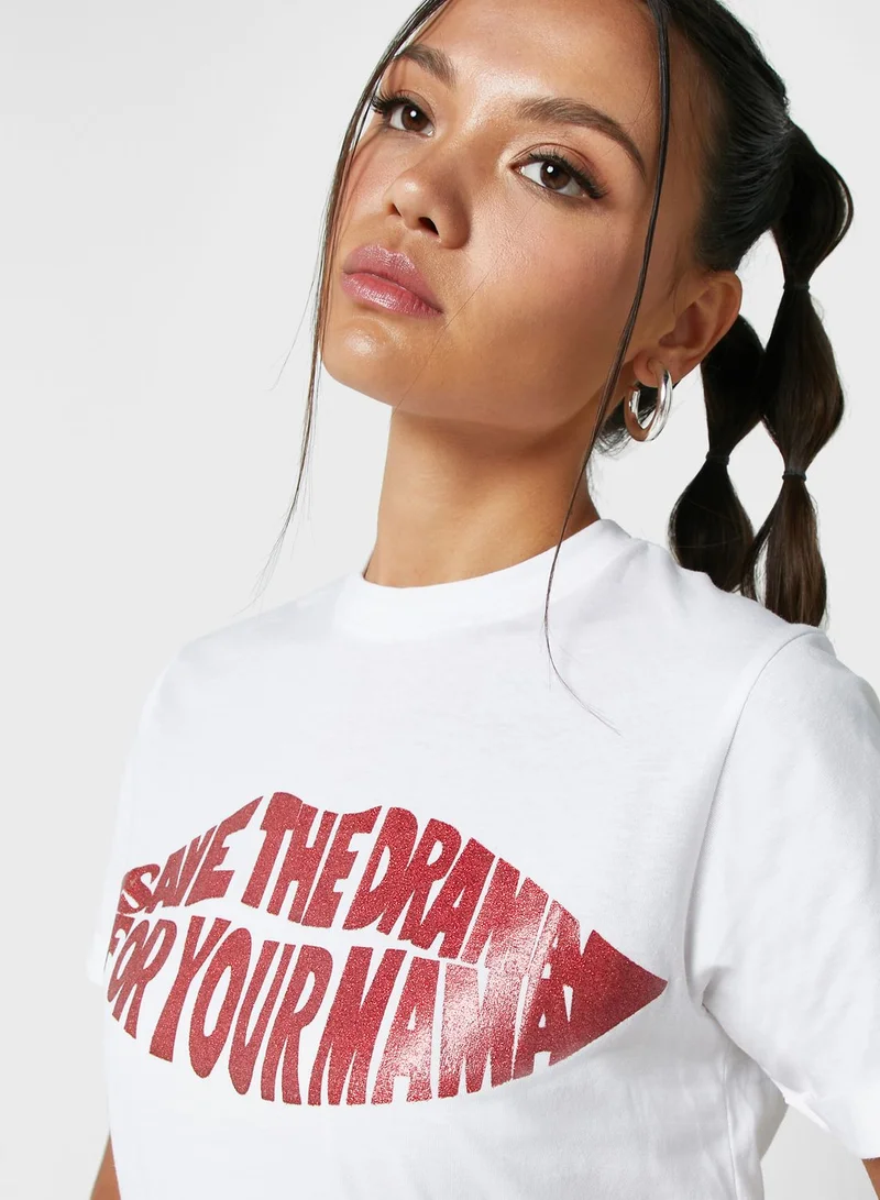 Ginger Regular Tshirt Eiht Roll Up Cuff ( Tacked)