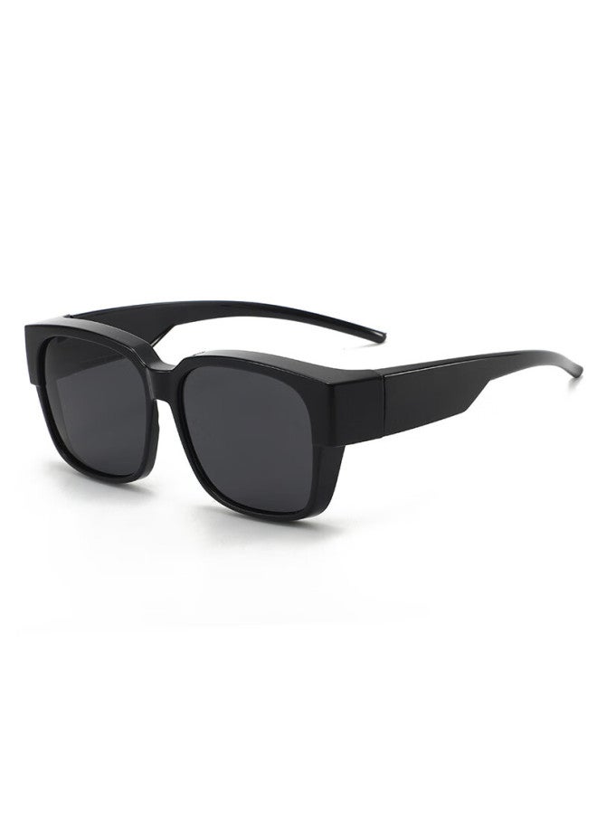 Lovedru Lafudelu Sungl With Polarized Lenses For Nearsightedness, Uv400 Protection For Both Nearsighted And Non-nearsighted, Dual-use Anti-glare Gl, Windproof And Dustproof Large Frame Driving Sungl Case Tg821 - Image 3